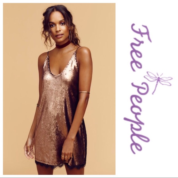 Free People Dresses & Skirts - Free People Seeing Double Sequin Dress